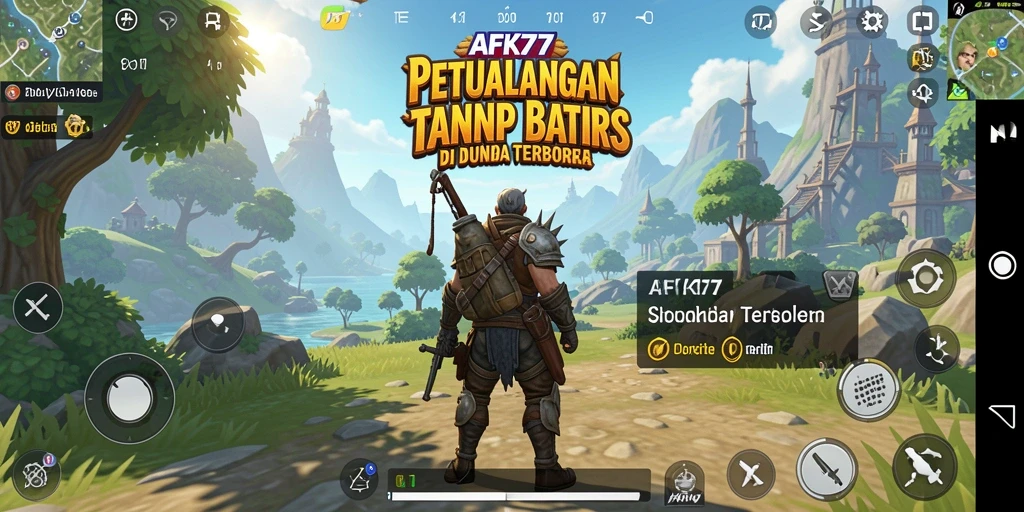 Tampilkan gameplay AFK77 yang menakjubkan dalam dunia Open World.