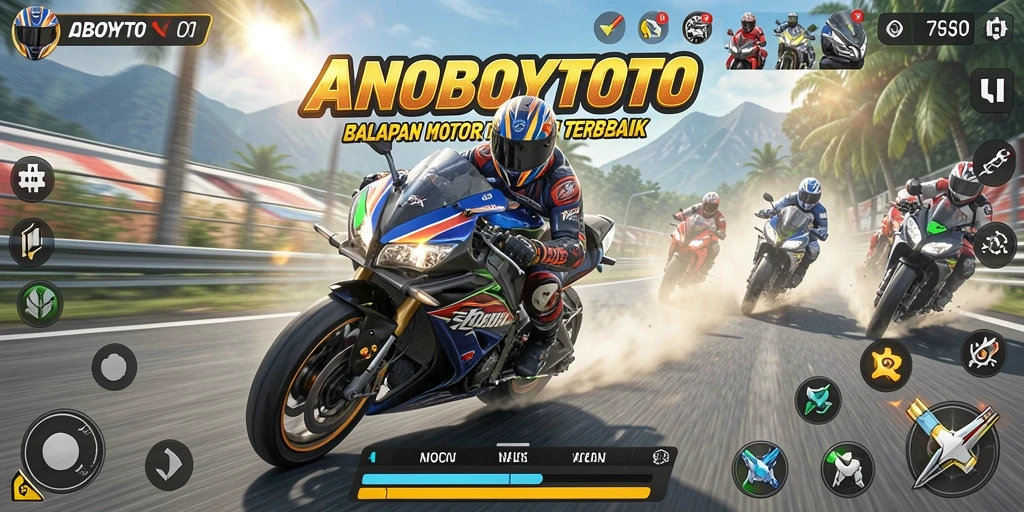 Tampilan gameplay ANOBOYTOTO yang penuh aksi dan kecepatan.