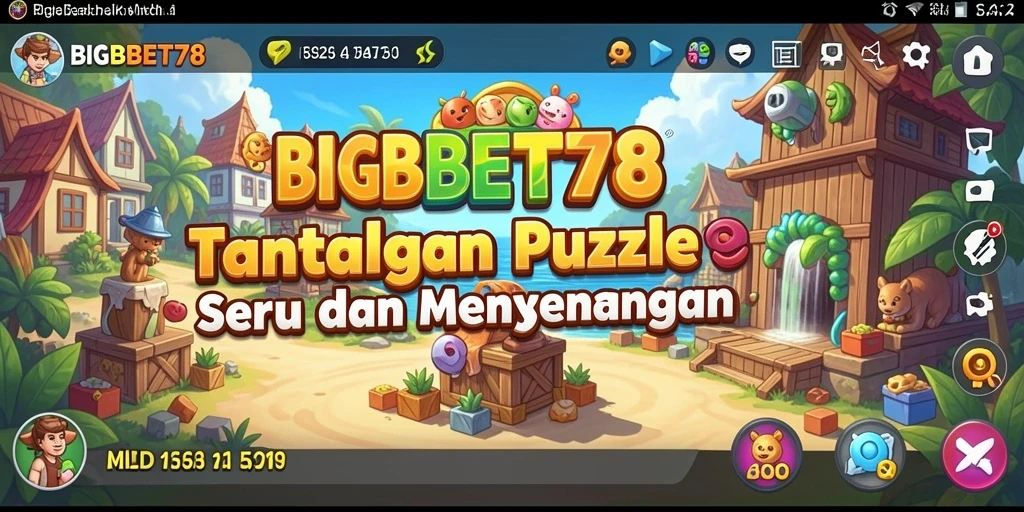 Tangkapan layar gameplay BIGBET78 menampilkan tantangan puzzle yang menarik.