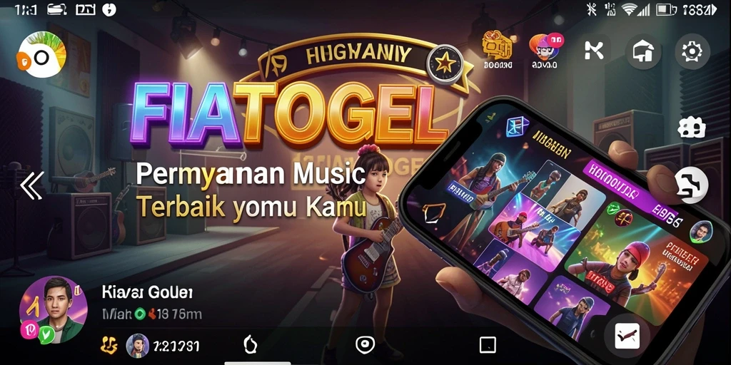 Tampilan gameplay FIATOGEL yang penuh warna dan menarik.