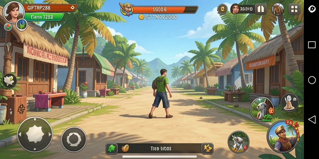 Tampilan gameplay menyenangkan dari GIFTRP288 yang mengasyikkan.