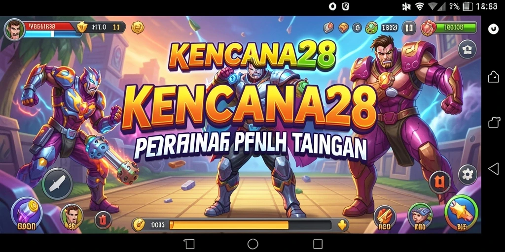 Tampilan gameplay KENCANA28 yang dinamis dan seru.