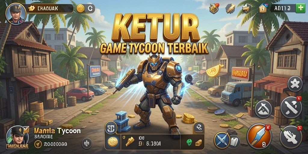 Tampilan gameplay yang menantang dan menarik di KETUA.