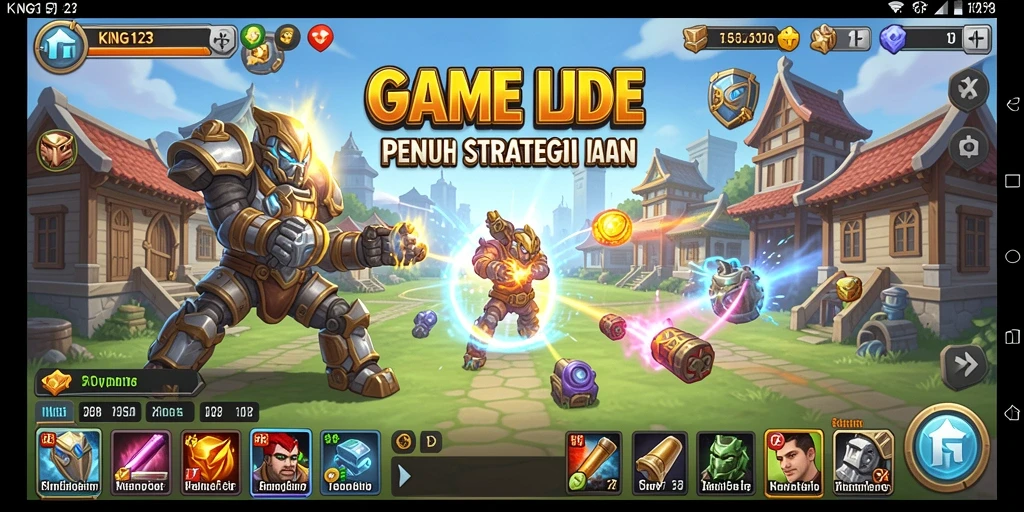 Tangkapan layar KING123 menunjukkan gameplay santai dan seru.