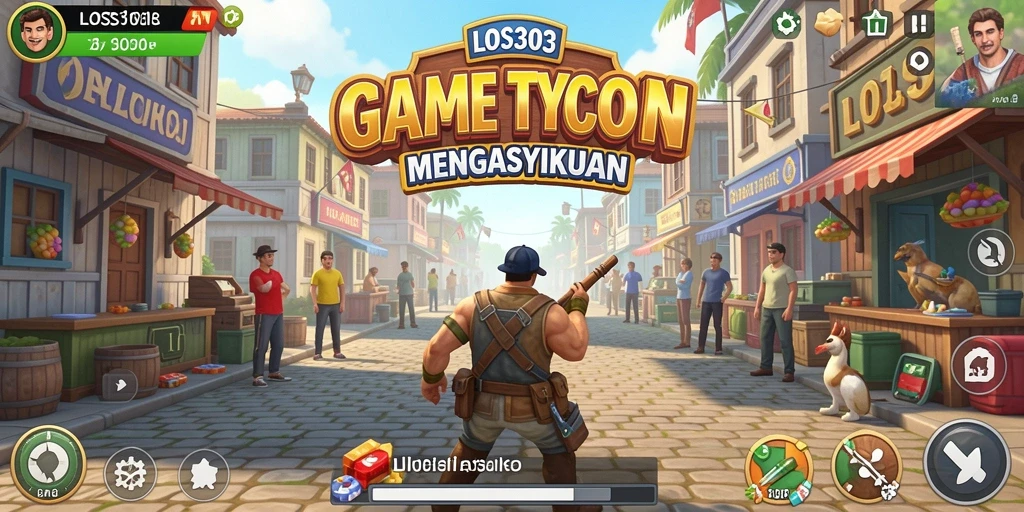Tangkapan layar utama dari gameplay Tycoon yang menarik.