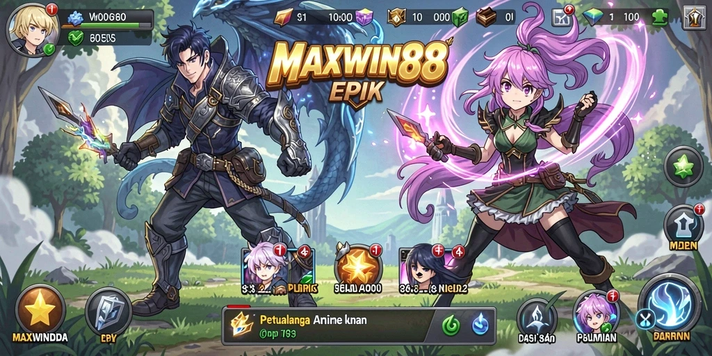 Tampilan gameplay MAXWIN88 yang menarik dan dinamis.