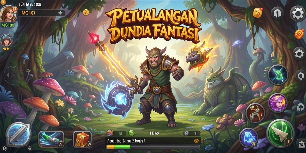 Gameplay MG108 yang memukau saat menjelajahi dunia petualangan.