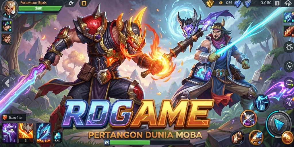 Screenshot menampilkan aksi laga intens dalam RPGAME yang memukau.
