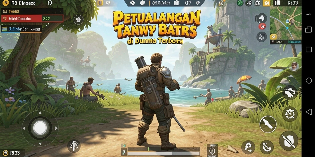 Gameplay seru di dunia terbuka RR33 dengan banyak petualangan.