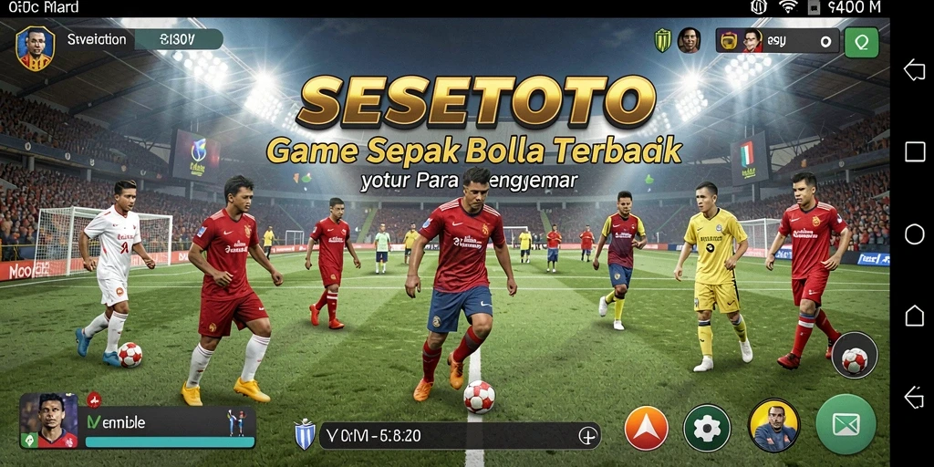 Tampilan aksi seru dalam gameplay SESETOTO yang penuh semangat.