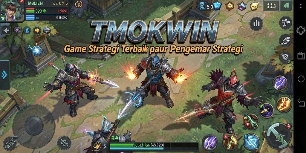 Tampilan gameplay menarik dan menantang dalam TMOKWIN.