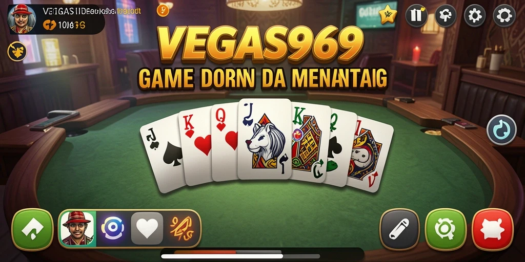 Screenshot utama VEGAS969 menampilkan gameplay menarik dan interaktif.