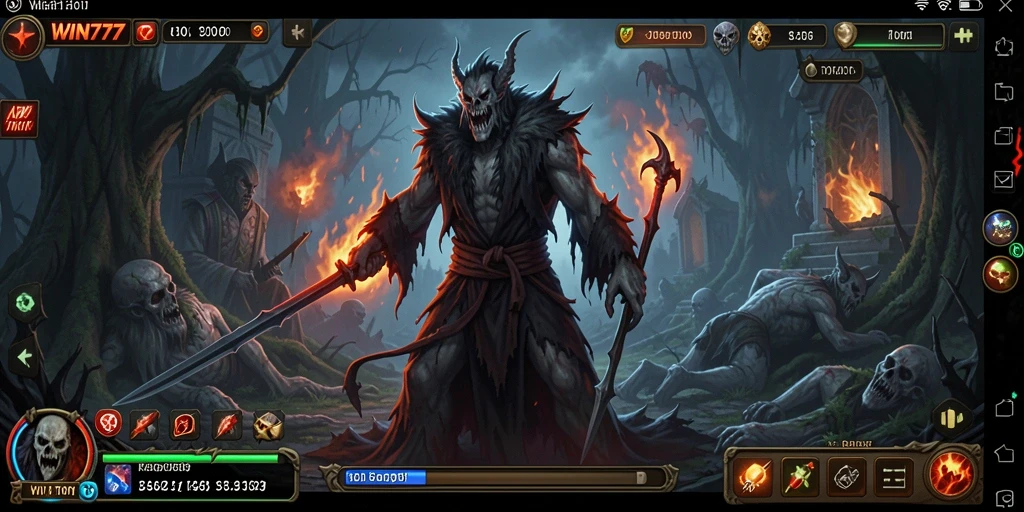 Tampilan menakutkan dari gameplay WIN777 yang penuh ketegangan.