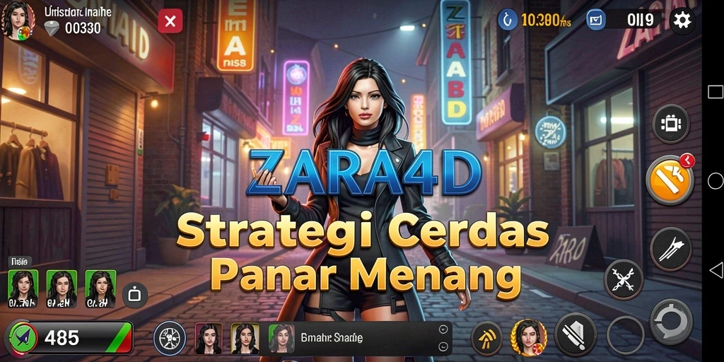 Screenshot utama ZARA4D menampilkan aksi strategi yang seru.